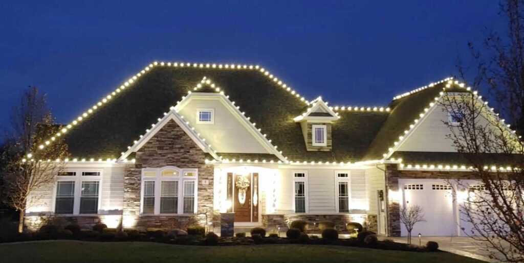 Residential Christmas Light Installation