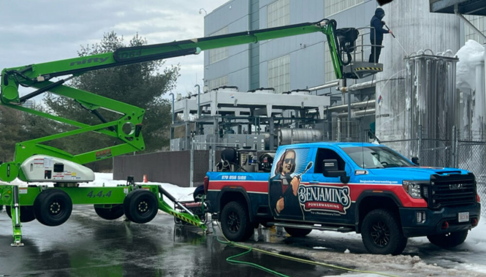 Steam Ice Dam Removal